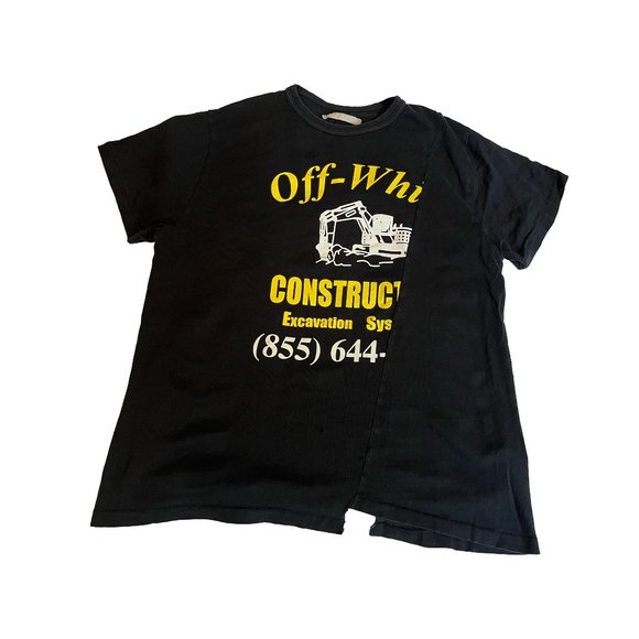OFF-WHITE C/O VIRGIL ABLOH construction tee - Picture 1 of 9